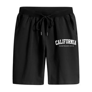 Novedad de verano 2025, pantalones cortos para caminar para hombre, pantalones hasta la rodilla con estampado de California, pantalones cortos deportivos informales para exteriores para el hogar de alta calidad - Product Image 3