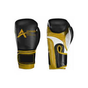Advoneer Sports Custom Logo Genuine Leather MMA Boxing <b>Gloves</b> <b>Moisture</b> Wicking Breathable Lightweight for Closure for Muay - Product Image 3