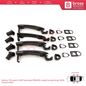 BDP1166-1 Juego de 4 Manijas Exteriores para Abrir Puertas con Orificio para Sensor 806706656R para Fluence, Megane 3, Clio 4, Scenic 3, Captur 1 - Product Image 6