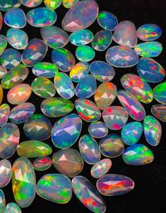 AA + Natural etíope ópalo Rosa corte piedra preciosa Multicolor Flash Ideal para anillos colgantes pendientes pulseras y joyería rara fina - Product Image 1