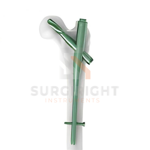 Suministro de implante ortopédico de titanio Clavo intramedular PFNAFemoral ortopédico posterior de Surgiright - Product Image 4