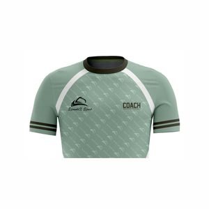 Tenue de coaching professionnelle, vêtements d'entraînement physique, vêtements d'équipe personnalisés, hauts de sport personnalisés, sur mesure, tricotés pour chemise - Product Image 4