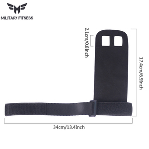Poignées de gymnastique sur mesure Protecteur de paume réglable au poignet Nouveau design Poignées d'entraînement en cuir synthétique Matériau en cuir de vachette - Product Image 3