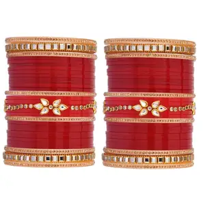 인도 신부 팔찌 크리스탈 Kundan 보석 아크릴 Punjabi 웨딩 Chura 인도 제조 도매 보석
