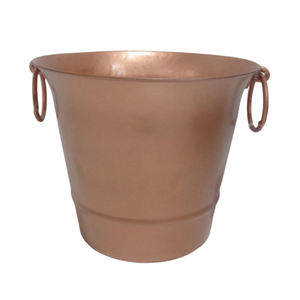 Nouveau design Pots de jardinière en fer métallique dorés à patine verte et noire pour les décorations de maison et de jardin faites à la main et personnalisées en vrac - Product Image 6