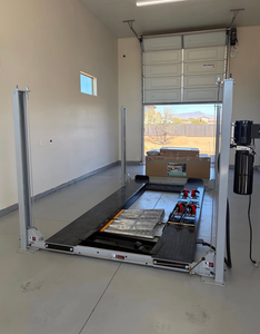 Elevador Hidráulico de Cuatro Postes de Alta Calidad, Capacidad de Elevación de 4000 kg, para Mecánicos de Garaje, Reparación de Automóviles, Equipo Perfecto para Talleres Automotrices - Product Image 1