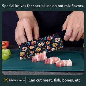 Juego de Cuchillos de Chef Profesionales de Cerámica Super Premium en Existencia, con Mangos de Plástico, 7 Piezas, para Cocina Casera, Envío Gratis - Product Image 5