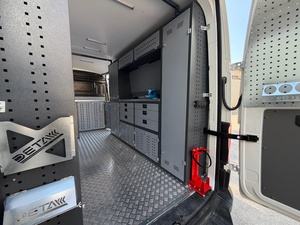 Système de rangement mural personnalisé pour outils de fourgonnette OEM, facilement assemblable, organisateur d'atelier mobile pour véhicule de service - Product Image 3