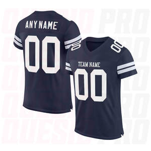 Maillot de football américain nouvelle saison personnalisé pas cher authentique cousu vêtements de sport en gros fournisseur maillots entraînement match - Product Image 3