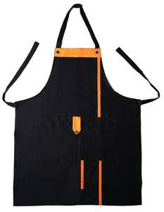 Tablier de chef unisexe de qualité supérieure, taille plus, design moderne, bretelles réglables, tissu respirant, imperméable, anti-rides, séchage rapide - Product Image 1