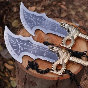 Nouveauté, couteau à double lame Kratos, acier de haute qualité, bricolage, OEM, camping en plein air, chasse, garantie de 3 ans - Product Image 3