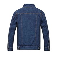 Veste en jean polaire pour homme, style trucker, imperméable, respirante, coupe-vent, séchage rapide, doublure en coton sherpa, service OEM personnalisé