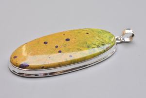 Natural Atlantisite 925 Sterling Silver Pendants Jewelry - Atlantisite Silver Pendant - Best Grade Atlantisite 925 Sterling - Product Image 2