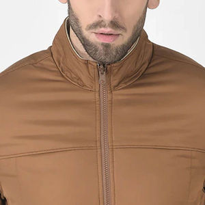 Brillez de style avec la veste universitaire en satin pour homme avec poignets côtelés au fini brillant et fermeture à pression inspirée du sport OEM - Product Image 5