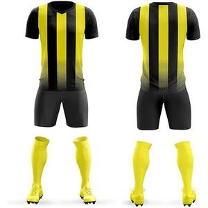 Conjunto de camisetas de fútbol personalizadas para hombre, modelo OEM, ropa de fútbol, camiseta de fútbol, ropa de equipo de fútbol, diseño de logotipo personalizado, camiseta de fútbol - Product Image 1