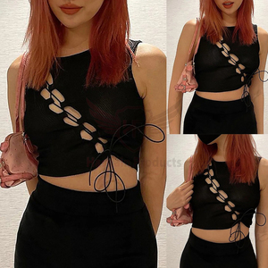 Sujetador deportivo sin costuras de alto soporte para mujer, camiseta recortada informal de talla grande de alto impacto, transpirable y elegante, venta al por mayor - Product Image 6