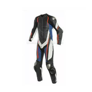 Traje deportivo de cuero para motocicleta con perfil elegante y equipo de protección aprobado por CE Traje de cuero para motocicleta Touring - Product Image 2