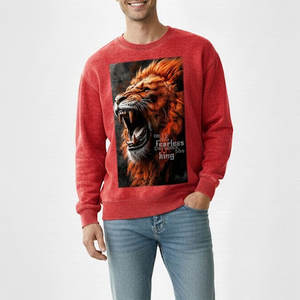 เสื้อสเวตเชิ้ตผ้าฝ้าย 100% สไตล์โมเดิร์น สำหรับฤดูหนาว บุซับในนุ่มสบาย ทรงปกติ เหมาะสำหรับแฟชั่นคนเมือง ชุดลำลองใส่ได้ทุกวัน - Product Image 3