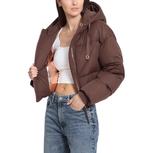 Vestes matelassées tissées pour femmes les plus vendues, style bomber d'hiver personnalisable, coupe courte, tailles S-XL - Product Image 6