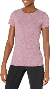 T-shirt à col rond à manches courtes Tech Stretch pour femmes de nouveau design, t-shirts pour femmes de grande taille. Chemises de gym sur mesure - Product Image 3