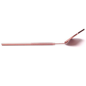 Adjustable Stainless Steel <b>Wall</b> Mounted <b>Gold</b>-Plated Customizable Eyelash Inspection <b>Mirror</b> for Single Lash Extension Artists - Product Image 3