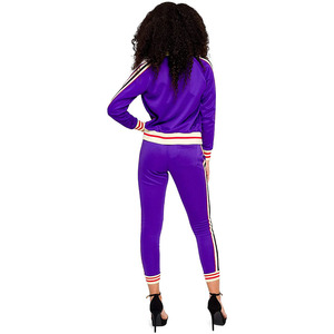 Vêtements de sport pour femmes avec logo personnalisé, vêtements décontractés respirants, survêtement 2026 / Survêtement deux pièces uni pour femmes, vente chaude - Product Image 2