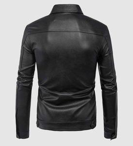 2026 Fabricant OEM Veste de moto de haute qualité manches en cuir personnalisées col montant motif de dessin animé Style de rue haute unisexe - Product Image 2