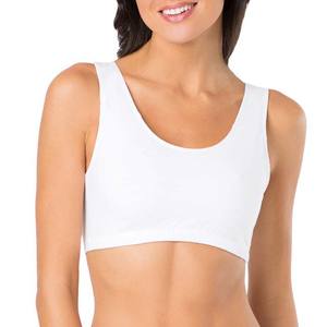 Soutien-gorge de sport personnalisé ajustable grande taille en coton vêtements de yoga pour femmes soutien-gorge de sport sans couture respirant à maintien élevé - Product Image 4