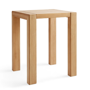 Table basse carrée en teck de style moderne écologique et durable pour un restaurant en plein air - Product Image 5