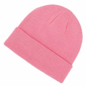 Meilleures ventes Bonnets pour adultes Couleur rose Street Wear Bonnets d'hiver chauds Bonnet avec design personnalisé - Product Image 2