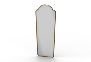 Espejo de pared de metal sofisticado moderno hecho a mano eleva tu espacio vital con esta elegante pieza decorativa - Product Image 4