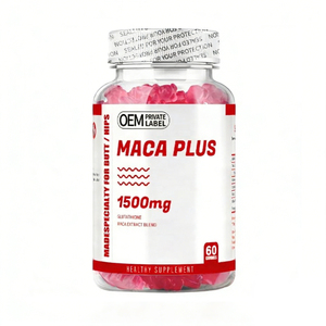 OEM/ODM Gommes <span class=keywords><strong>Maca</strong></span> Plus 1500mg Gros Rehausseur de Booty avec Racine de <span class=keywords><strong>Maca</strong></span> Noire Multivitamine Soutien Fessier - Product Image 1