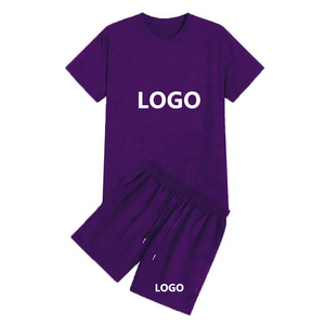 สินค้ามาใหม่ ชุดเซ็ตเสื้อยืดกางเกงขาสั้นลายพิมพ์ฤดูร้อน สไตล์ลำลองสำหรับผู้ชาย ผ้าโพลีเอสเตอร์ 100% แห้งเร็ว รับสั่งทำได้ - Product Image 3