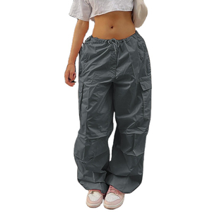 2025, venta al por mayor de ropa, pantalones Cargo para mujer, pantalones de talla grande para mujer, ropa de calle, pantalones para mujer - Product Image 5