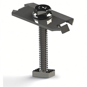 Abrazadera Media Unirac SM BND BC SS 302027C de Aluminio para Instalación de Paneles Solares en Techos - Product Image 1