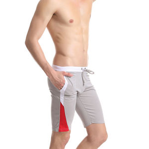 Pantalones Cortos Deportivos Personalizados para Hombre, Bordados, Ecológicos, de Secado Rápido, 100% Algodón, para Correr, Gimnasio, Fitness, con Logotipo Frontal - Product Image 3