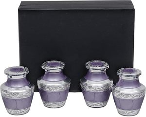 โมเสกทำด้วยมืออลูมิเนียมและแก้วใส่เถ้ากระดูกขนาดใหญ่ผู้ใหญ่ขนาดงานฝังศพแบบใช้มือกระเบื้องแต่ละชิ้นไม่ซ้ำใครสำหรับงานศพ - Product Image 5