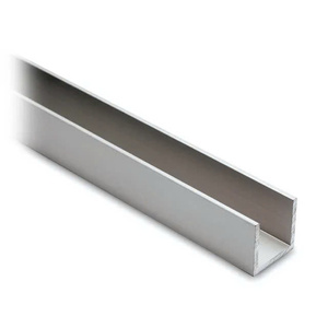 Profilés en U en aluminium légers et résistants de la série 6000 pour cadres en verre pour industriels-Disponible en tailles personnalisées - Product Image 2