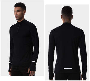 Chemise de compression à manches longues et col rond personnalisée Rash Guard MMA Arts martiaux Respirante Séchage rapide Chemises pour hommes - Product Image 3