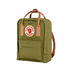 Sac à dos unisexe Fjallraven Kanken Mini, couleur vert feuillage-sable pêche, modèle 100% authentique MSS-TMF23561631241 - Product Image 1