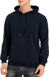 Sweat-shirts unisexes en coton 100% pour hommes, logo personnalisé, poche, écologiques, vente en gros OEM 2025 - Product Image 5