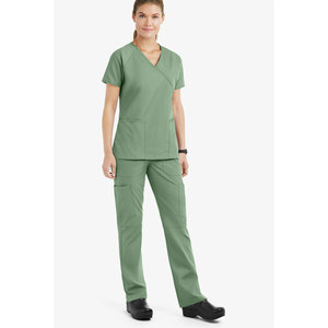 Enfermera atlética para mujer Scrubs Joggers Spandex médico Scrubs uniforme para ropa de trabajo de hospital - Product Image 5