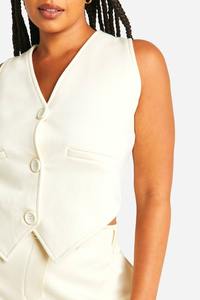 Ensemble de veste sans manches sur mesure avec pantalon large assorti, design minimaliste, tenue décontractée coordonnée, logo personnalisé, survêtements pour femmes - Product Image 4