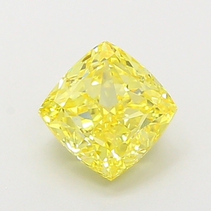 Diamante CVD Amarillo Corte Cojín de 2 a 4 Quilates con Certificación IGI para Joyería Nupcial Personalizada y Colecciones de Anillos Premium - Product Image 1