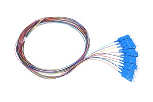 ชุดสายพิกเทล Extralink SC/UPC, โหมดเดี่ยว, 900um, G.657A1, 1 ม., 12 ชิ้น, 12 สี - Product Image 2