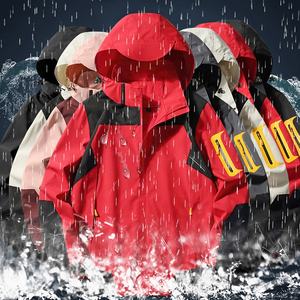 Veste en nylon coupe-vent respirante pour homme sur mesure Col montant Tissu tissé à capuche Trench à fermeture éclair Personnalisé Cargo Hoodie Parka Style - Product Image 2