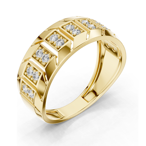 Anillo de Oro para Mujer con Diamante de Laboratorio de 0.324 CT, Diamantes VVS-VS EF CVD, Oro de 18KT, 14KT, 10KT y Plata 925, Oro Amarillo, Oro Rosa, Oro Blanco - Product Image 5