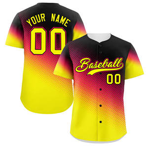 Ropa Deportiva al por Mayor, Jersey de Béisbol Transpirable de Talla Grande con Sublimación Personalizada, Cuello Redondo Unisex con Costuras Personalizadas, 100% - Product Image 1