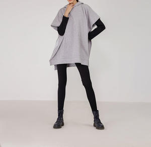 เสื้อฮู้ดปักไหล่ตกคุณภาพสูงสำหรับผู้หญิงเสื้อผ้าแนวสตรีท - Product Image 5