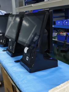 Caja Registradora LCD de Doble Pantalla de Escritorio con Lectores de Códigos de Barras y Tarjetas, Función SDK, Carcasa Metálica - Escanea Códigos QR, Lee Tarjetas, Imprime Recibos - Product Image 4